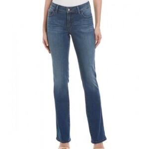 NYDJ Mini Boot Western Cowgirl Medium Wash Jeans Size 16 Boho Casual